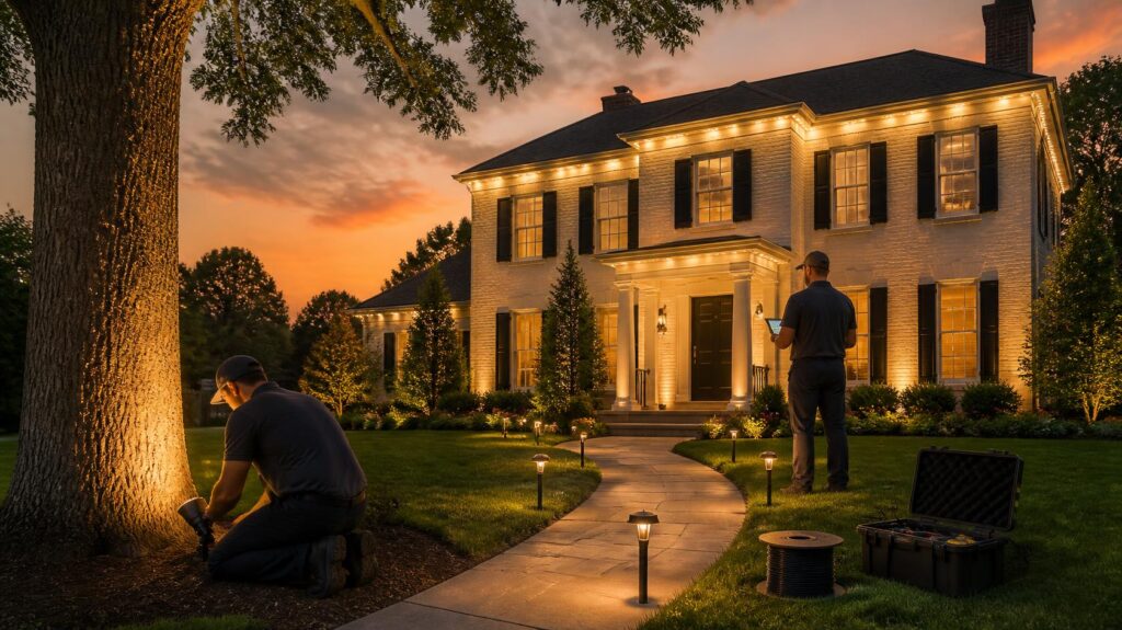 outdoor-lighting-contractor-johnson-county-ks-crew-installation